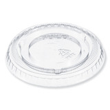 Plastic Cold Cup Lid For 5 Oz Cup, No Hole, Clear, 2500/carton