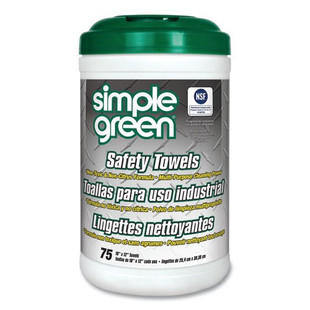 Safety Towels, 10 X 11 3/4, 75/canister, 6 Per Carton