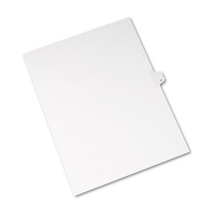 Preprinted Legal Exhibit Side Tab Index Dividers, Allstate Style, 26-tab, M, 11 X 8.5, White, 25/pack