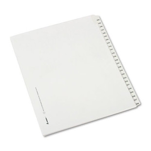 Preprinted Legal Exhibit Side Tab Index Dividers, Allstate Style, 25-tab, 226 To 250, 11 X 8.5, White, 1 Set