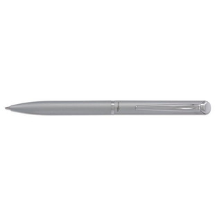 Energel Style Retractable Gel Pen Gift Box, 0.7mm, Black Ink, Silver Barrel