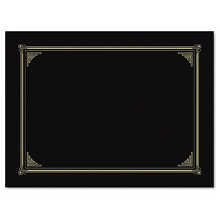 Certificate/document Cover, 12 1/2 X 9 3/4, Metallic Gray, 6/pack