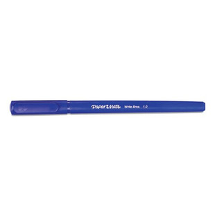 Write Bros. Stick Ballpoint Pen Value Pack, Medium 1mm, Blue Ink/barrel, 60/pack