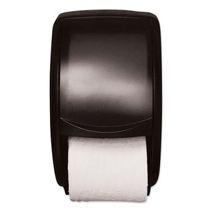 Twin Standard Roll Bath Tissue Dispenser, Plastic, 7.5 X 7 X 12.75, Smoke