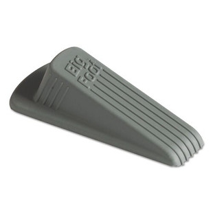 Big Foot Doorstop, No-slip Rubber, 2.25w X 4.75d X 1.25h, Gray, 12/pack