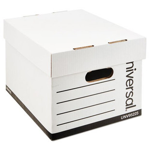 Professional-grade Heavy-duty Storage Boxes, Letter/legal Files, White, 12/carton