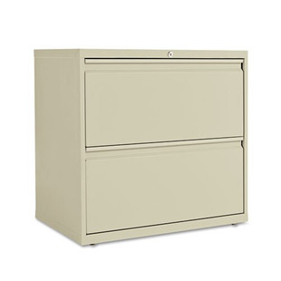 Two-drawer Lateral File Cabinet, 30w X 18d X 28h, Putty