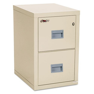 Turtle Two-drawer File, 17.75w X 22.13d X 27.75h, Ul Listed 350° For Fire, Parchment