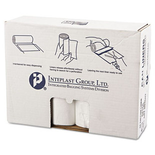 High-density Commercial Can Liners Value Pack, 60 Gal, 12 Microns, 38" X 58", Clear, 200/carton