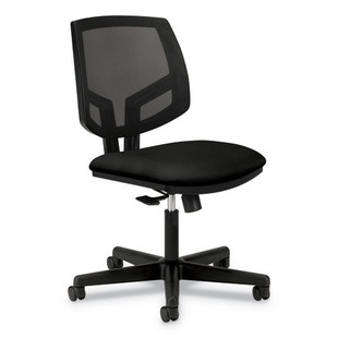 Volt Series Mesh Back Task Chair, Supports Up To 250 Lbs., Black Seat/black Back, Black Base