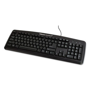 Usb Standard Keyboard W/microban Antimicrobial Protection, 104 Keys, Black