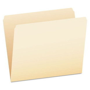 Manila File Folders, Straight Tab, Letter Size, 100/box