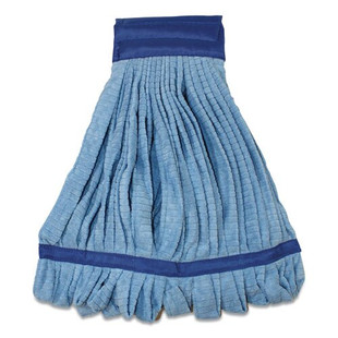 Microfiber Tube Wet Mops, 15 X 2, Blue, 12/carton