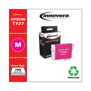 Remanufactured Magenta Ink, Replacement For Epson 127 (t127320), 755 Page Yield