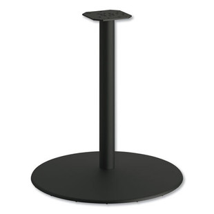 Between Round Disc Base For 30" Table Tops, Black Mica