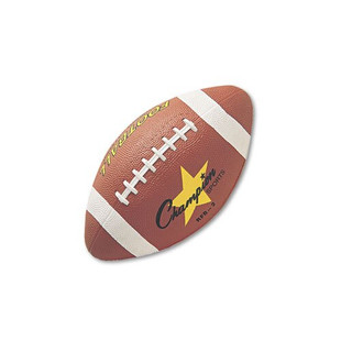 Rubber Sports Ball, For Football, Intermediate Size, Brown