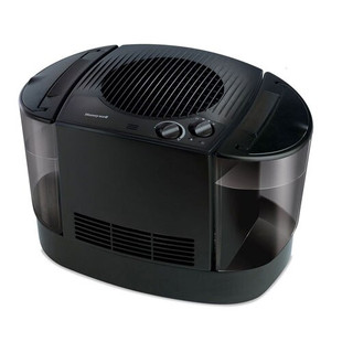 Top Fill Console Cool Mist Humidifier, 3 Gal, 12.3" X 13.6" X 13.1", Black