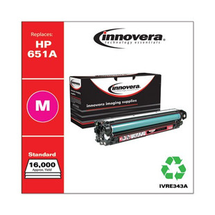 Remanufactured Magenta Toner Cartridge, Replacement For Hp 651a (ce343a), 13,500 Page-yield