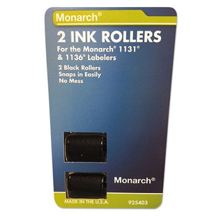 925403 Replacement Ink Rollers, Black, 2/pack