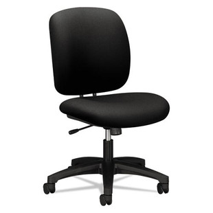 Comfortask Task Chair, Supports Up To 300 Lbs, Black Seat, Black Back, Black Base