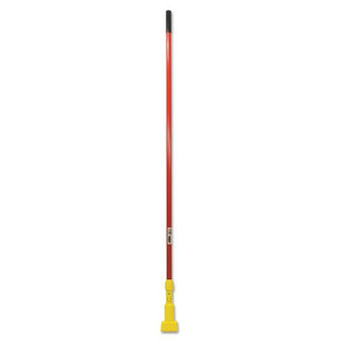 Gripper Fiberglass Mop Handle, 60", Red/yellow