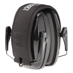 Leightning L3 Noise-blocking Folding Earmuffs, 23nrr, Black/gray