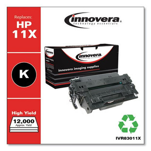 Remanufactured Black High-yield Toner Cartridge, Replacement For Hp 11x (q6511x), 12,000 Page-yield