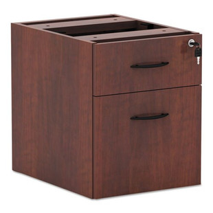 Alera Valencia Series 3/4 Box/file Pedestal, 15.63w X 20.5d X 19.25h, Medium Cherry