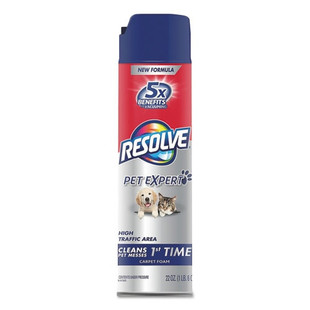 Pet High Traffic Foam Carpet And Upholstery Cleaner, 22 Oz, Aerosol, 12/carton
