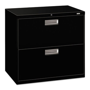 600 Series Two-drawer Lateral File, 30w X 18d X 28h, Black