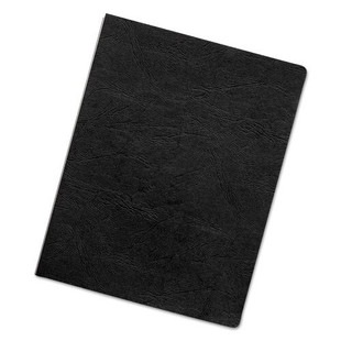 Executive Leather-like Presentation Cover, Square, 11 X 8 1/2, Black, 200/pk