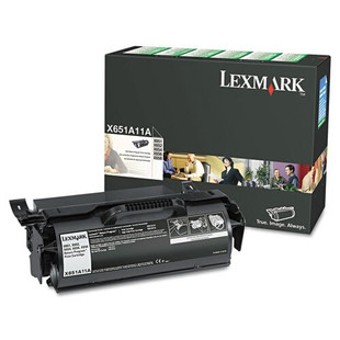 X651a11a (x65x) Return Program Toner, 7000 Page-yield, Black