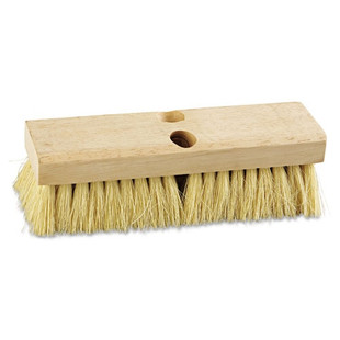 Deck Brush Head, 10" Wide, Tampico Bristles