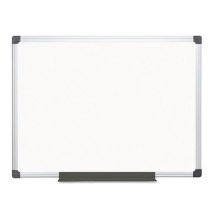 Porcelain Value Dry Erase Board, 36 X 48, White, Aluminum Frame