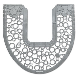 Commode Mat 2.0, Rubber, 22.88 X 22, Gray/white, 6/carton