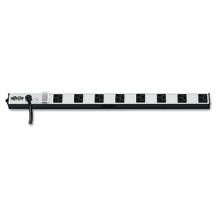 Vertical Power Strip, 8 Outlets, 15 Ft. Cord, 24" Length