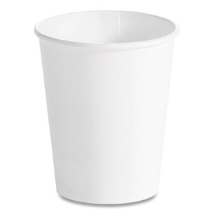 Single Wall Hot Cups, 16 Oz, White, 1,000/carton