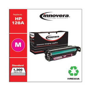 Remanufactured Magenta Toner Cartridge, Replacement For Hp 128a (ce323a), 1,300 Page-yield