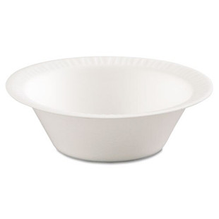 Non-laminated Foam Dinnerware, Bowl, 6oz, White, 125/pack, 8 Packs/carton