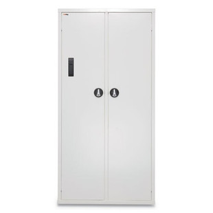 Medical Storage Cabinet With Electronic Lock, 36w X 15d X 72h, White