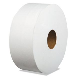 Laminated Jumbo Roll Toilet Tissue, Septic Safe, 2-ply, White, 3.2" X 700 Ft, 12/carton