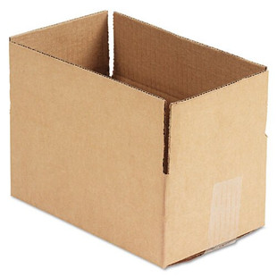 Fixed-depth Shipping Boxes, Regular Slotted Container (rsc), 10" X 6" X 4", Brown Kraft, 25/bundle