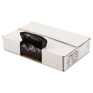 Linear Low Density Can Liners, 33 Gal, 1.2 Mil, 33" X 39", Black, 100/carton