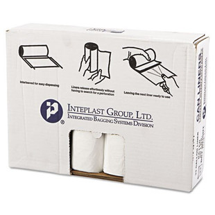 High-density Commercial Can Liners Value Pack, 33 Gal, 14 Microns, 33" X 39", Clear, 250/carton