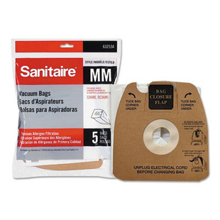 Style Mm Disposable Dust Bags W/allergen Filter For Sc3683a/sc3683b, 5/pk