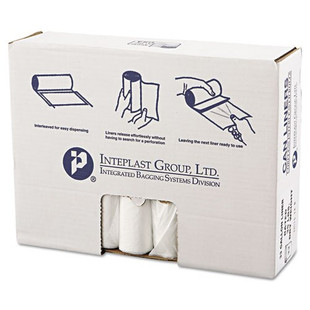 High-density Commercial Can Liners Value Pack, 33 Gal, 11 Microns, 33" X 39", Clear, 500/carton