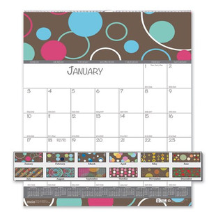 100% Recycled Bubbleluxe Wall Calendar, 12 X 12, 2021