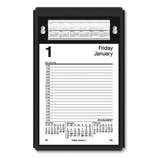 Pad Style Desk Calendar Refill, 5 X 8, 2021