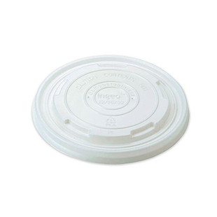 Paper Bowls Lids, 4.6" X 4.6" X 0.5", White, 1,000/carton