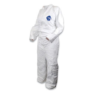 Dupont Tyvek Disposable Coverall, 2x-large, White, 25/carton